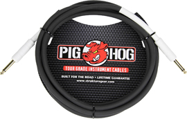 PIG HOG 10'  INSTRUMENT CABLE, 1/4" -1/4" 8mm