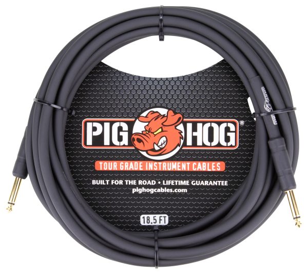PIG HOG 18.5' STRUKTURE INSTRUMENT CABLE, 1/4" -1/4", 8mm