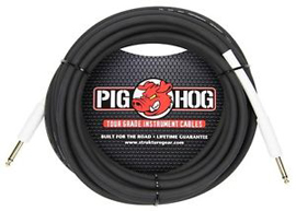 PIG HOG 25' STRUKTURE INSTRUMENT CABLE, 1/4" -1/4" 8mm