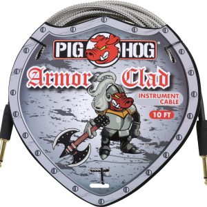 PIG HOG ARMOR CLAD INSTRUMENT CABLE, 10ft