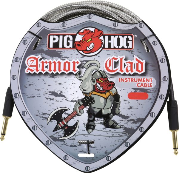 PIG HOG ARMOR CLAD INSTRUMENT CABLE, 20ft