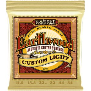 Earthwood Custom Light 80/20 Bronze Acoustic Guitar Strings - 11.5-54