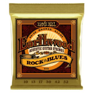 Earthwood Rock and Blues w/Plain G 80/20 Bronze Acoustic Guitar String
