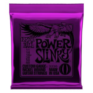 Power Slinky Nickel Wound Electric Guitar Strings - 11-48 Gauge