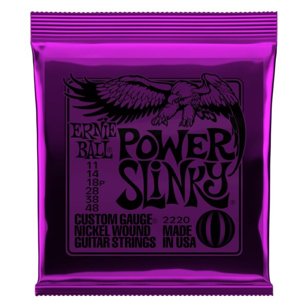 Power Slinky Nickel Wound Electric Guitar Strings - 11-48 Gauge