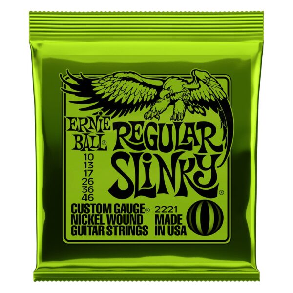 Regular Slinky Nickel Wound Electric Guitar Strings - 10-46 Gauge