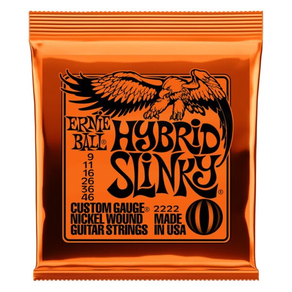 Hybrid Slinky Nickel Wound Electric Guitar Strings - 9-46 Gauge