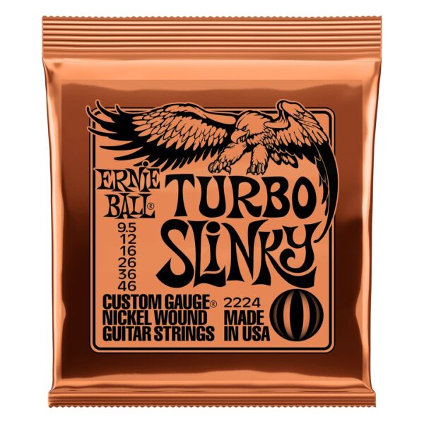 Turbo Slinky Nickel Wound Electric Guitar Strings 9.5 - 46 Gauge