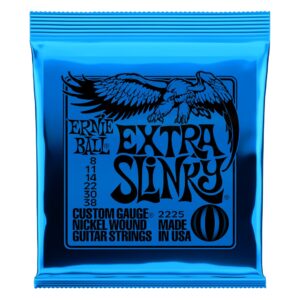 Extra Slinky Nickel Wound Electric Guitar Strings - 8-38 Gauge