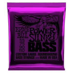 Power Slinky Nickel Wound Electric Bass Strings - 55-110 Gauge