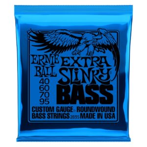 Extra Slinky Nickel Wound Electric Bass Strings - 40-95 Gauge