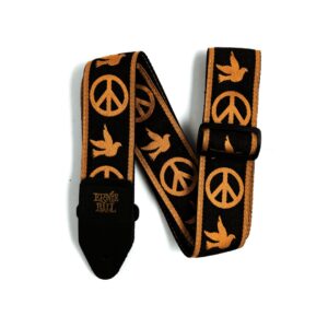 Ernie Ball Peace Love Dove Jacquard Strap