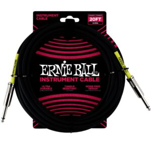 20' Straight / Straight Instrument Cable - Black