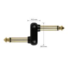 KIRLIN PEDAL COUPLER, 1/4" MONO PLUT-SAME, 2PCS/PK