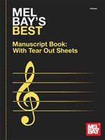 MELBAY BEST MANUSCRIPT W/96 TEAR OUT SHEETS