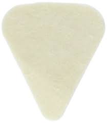 HARD WHITE FELT PICKS DOZEN