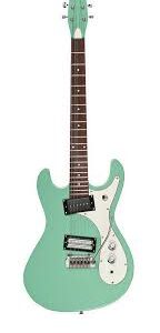DANELECTRO 64XT - AQUA WITH CREAM PICK GUARD