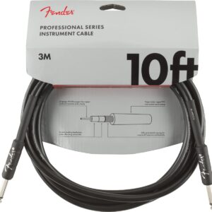FENDER 10' PRO SERIES INST CABLE BLACK