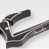 Simple to use and made with durable lightweight cast aluminum, the Dragon Capo delivers ideal capo performance anywhere along the neck of any acoustic or electric guitar. Convenient micro-dial thumbscrew lets you change positions quickly and easily with just the right pressure at any fret, and special protective pads won't harm neck finishes Features For 6-string electric guitars with radiused fretboards Clamps at any fret on the exposed fretboard Does not interfere with your playing No adjustments required