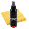 Maintain your instrument’s shine and luster with this polish and cloth 2-pack. Featuring our American Professional 4oz polish and a Dual-Sided Super-Soft Microfiber Cloth, this combo pack is everything you need for basic care on even the most delicate of finishes. Our customized polish formula works to increase the gloss and depth of guitar finishes while resisting dust, sweat, grime and fingerprints. Our lint-resistant microfiber cloth has two sides for polishing and cleaning, guaranteeing stage-ready sparkle anytime.