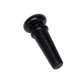 GROVER END PINS, PLASTIC, BLACK W/SCREW - DOZEN
