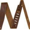 Fender's 2.5" Leather guitar strap offers a luxurious and comfortable feel. The sturdy genuine leather top sports an elegant oil finish while the backing is crafted from 5oz. cowhide leather. This strap adjusts from 44.5" to 53" long, making it ideal for guitarists of any height. Features 2.5"-wide guitar strap Crafted from oil leather Adjustable sizing from 44.5" to 53" Made in Canada