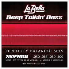 LABELLA BEATLE BASS FLAT WOUND SET 50-100