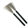 Drum Brushes - 4826 Rubber Coated Handles, “Snap out” Style. Pair. Drummers will be delighted with these responsive brushes and their outstanding durability.