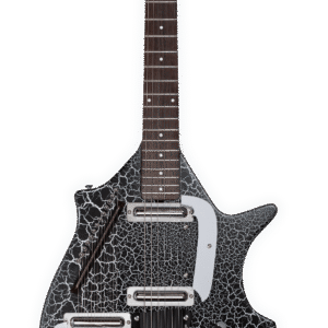 DANELETRO CORAL SITAR BLACK CRACKLE